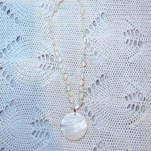 Mother of pearl or shell necklace